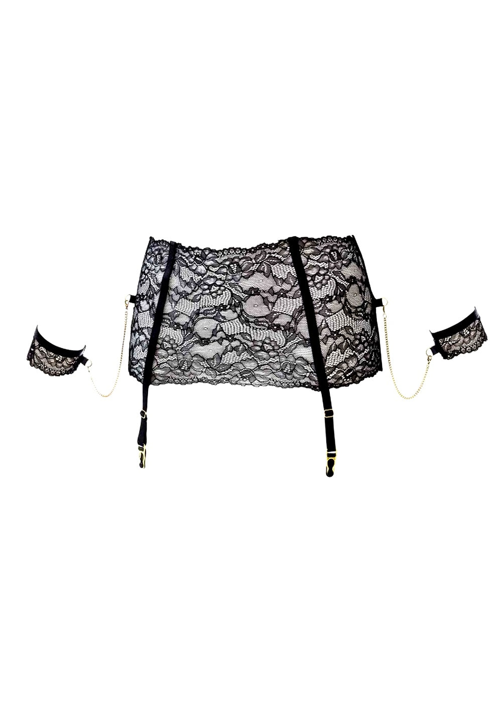 Maison Close Le Petit Secret Suspender Belt with Cuff