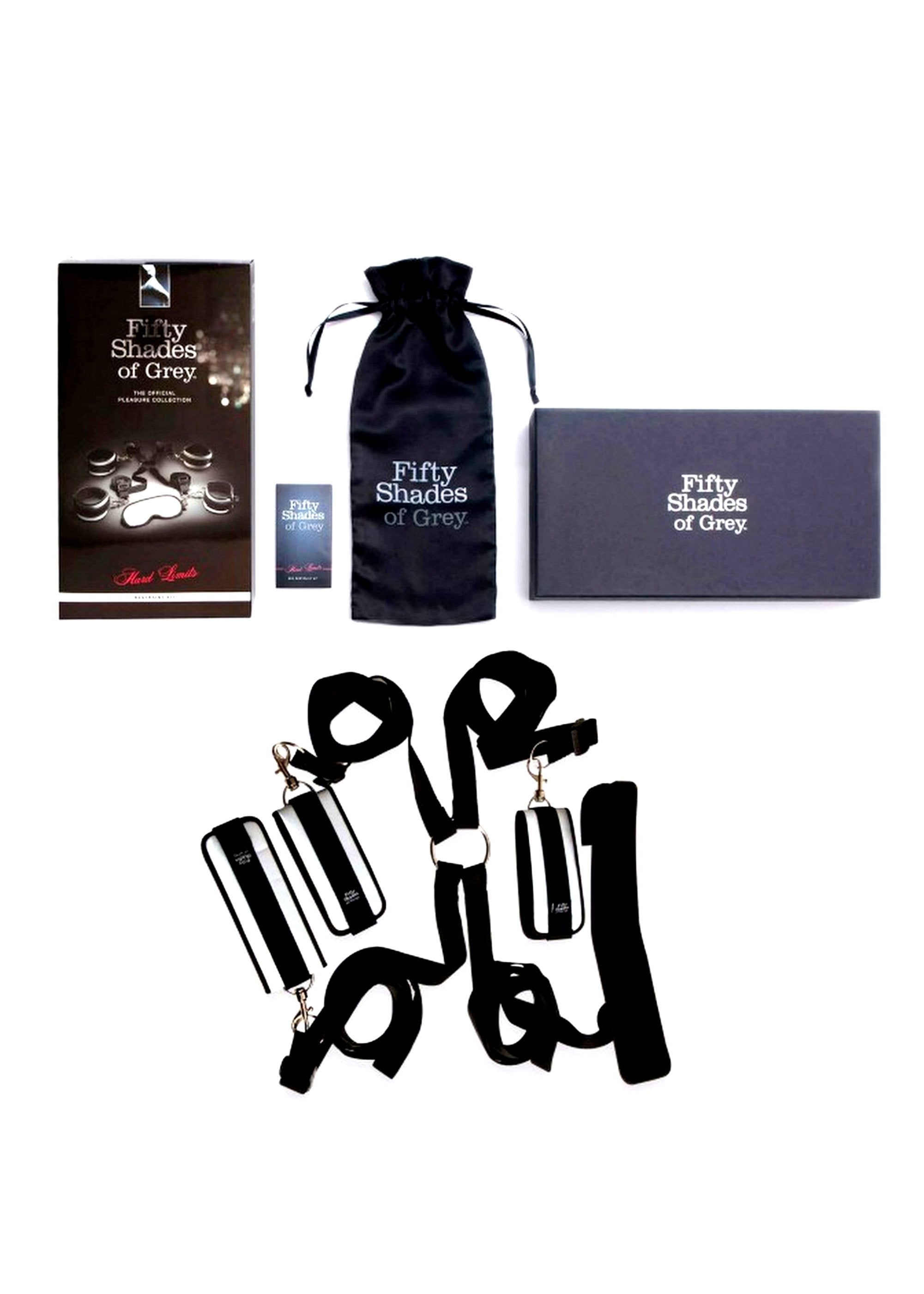 Fifty Shades of Grey Hard Limits Bed Restraint Kit - Avec Amour Lingerie Boutique