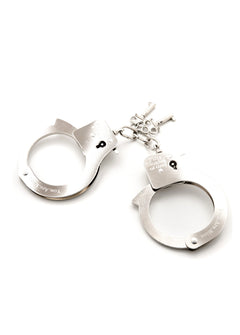 You Are Mine Metal Handcuffs-Accessories-Fifty Shades of Grey-AvecAmourLingerie