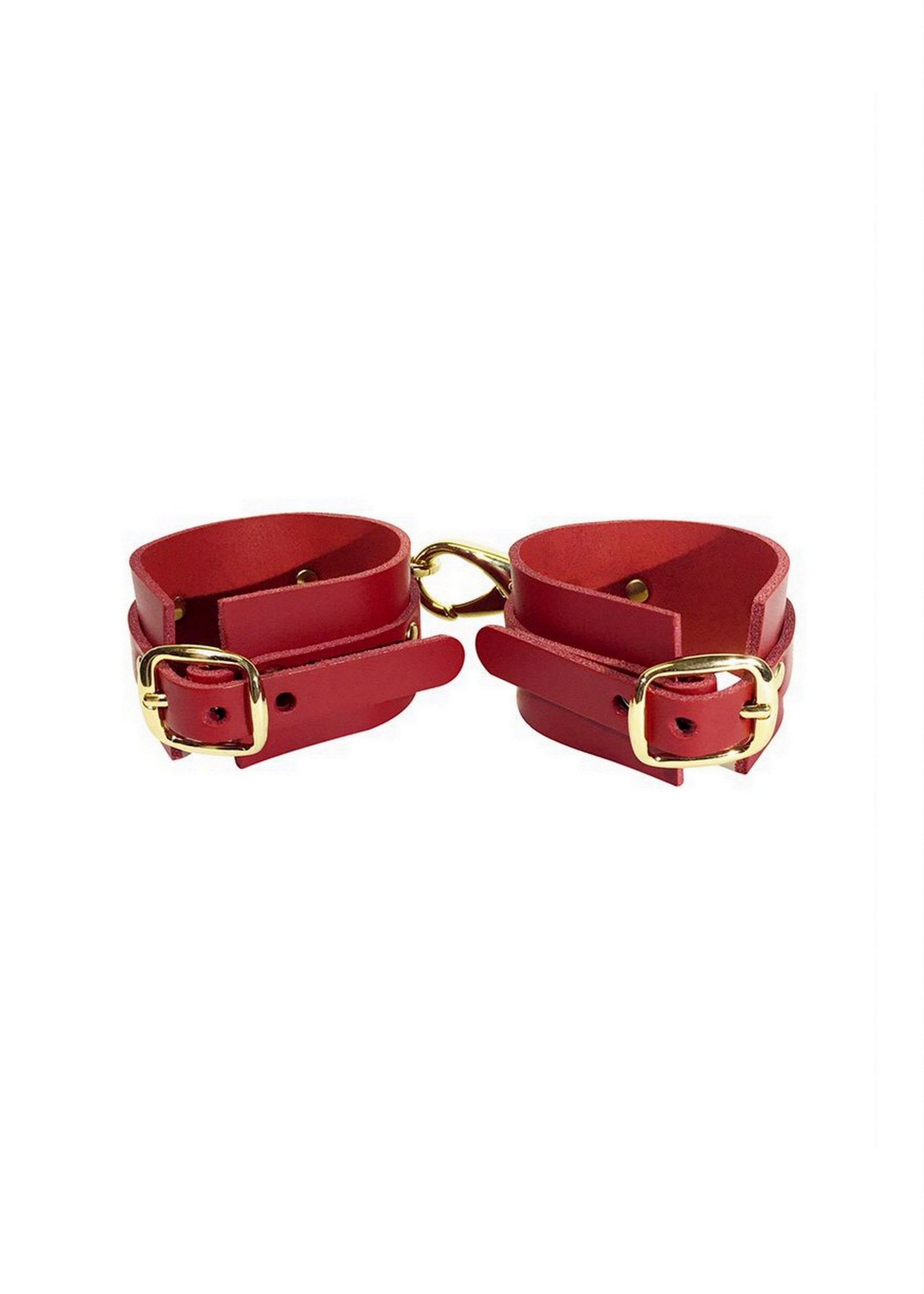 Bridge Cuff Set (Red)-Accessories-ELF Zhou-AvecAmourLingerie
