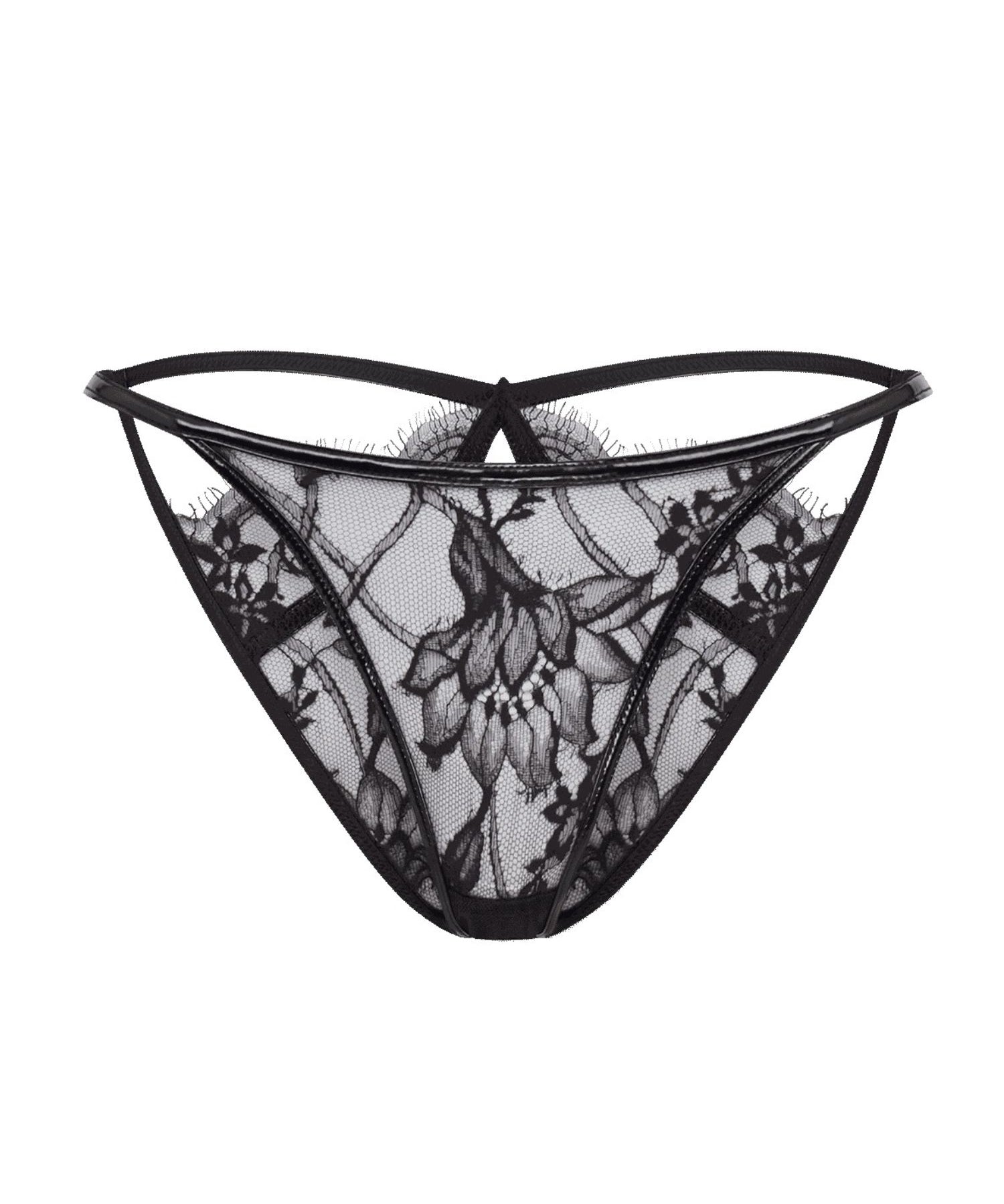 Agent Provocateur Alyss Brief (Black) | Avec Amour Luxury Lingerie