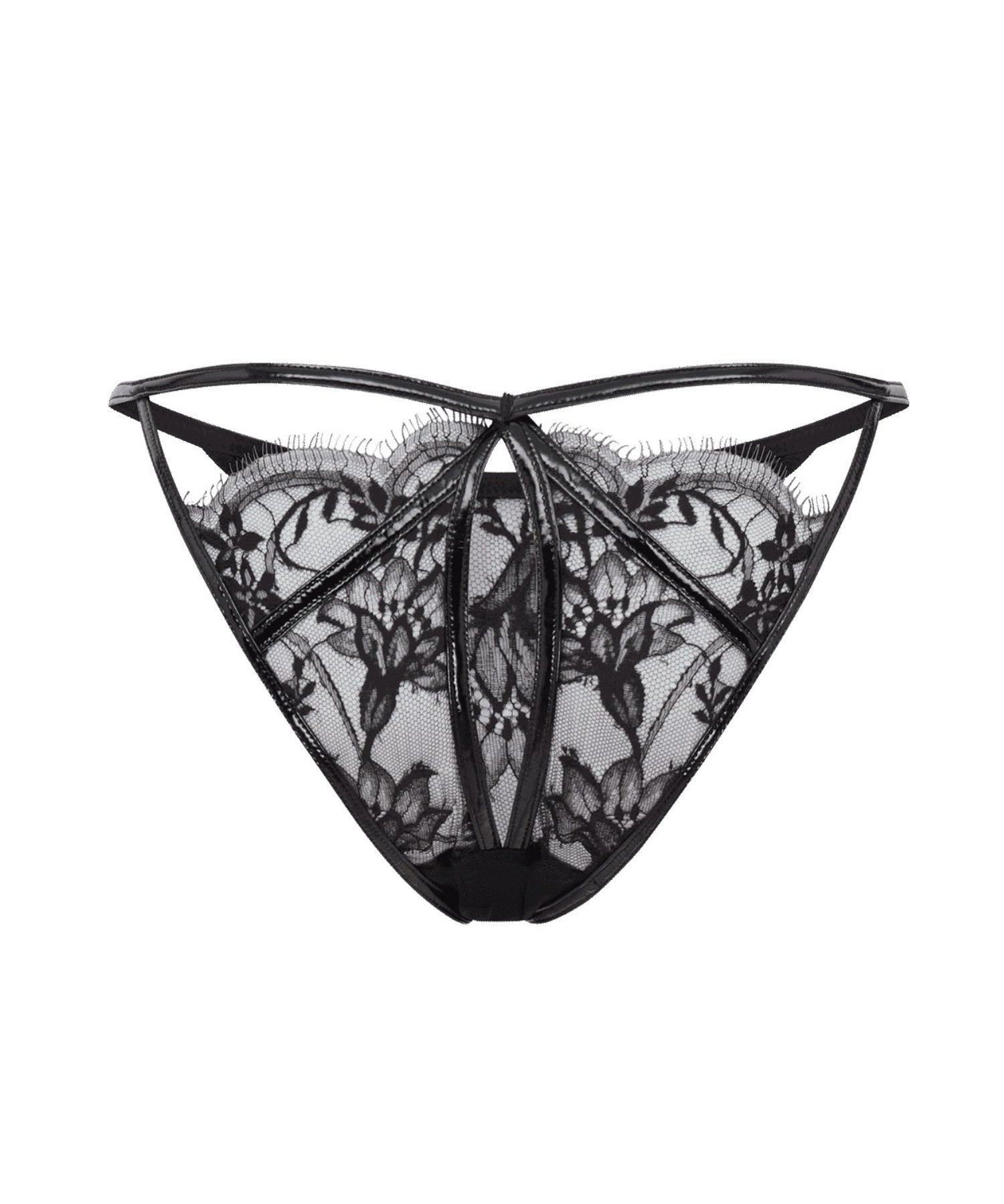 Agent Provocateur Alyss Brief (Black) | Avec Amour Luxury Lingerie