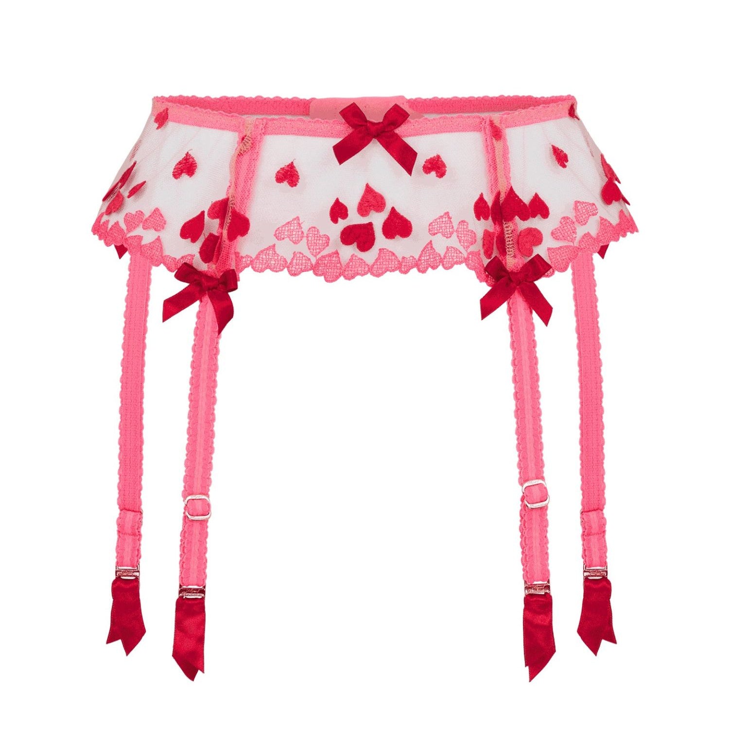 Agent Provocateur Cupid Suspender (Pink) | Avec Amour Luxury Lingerie