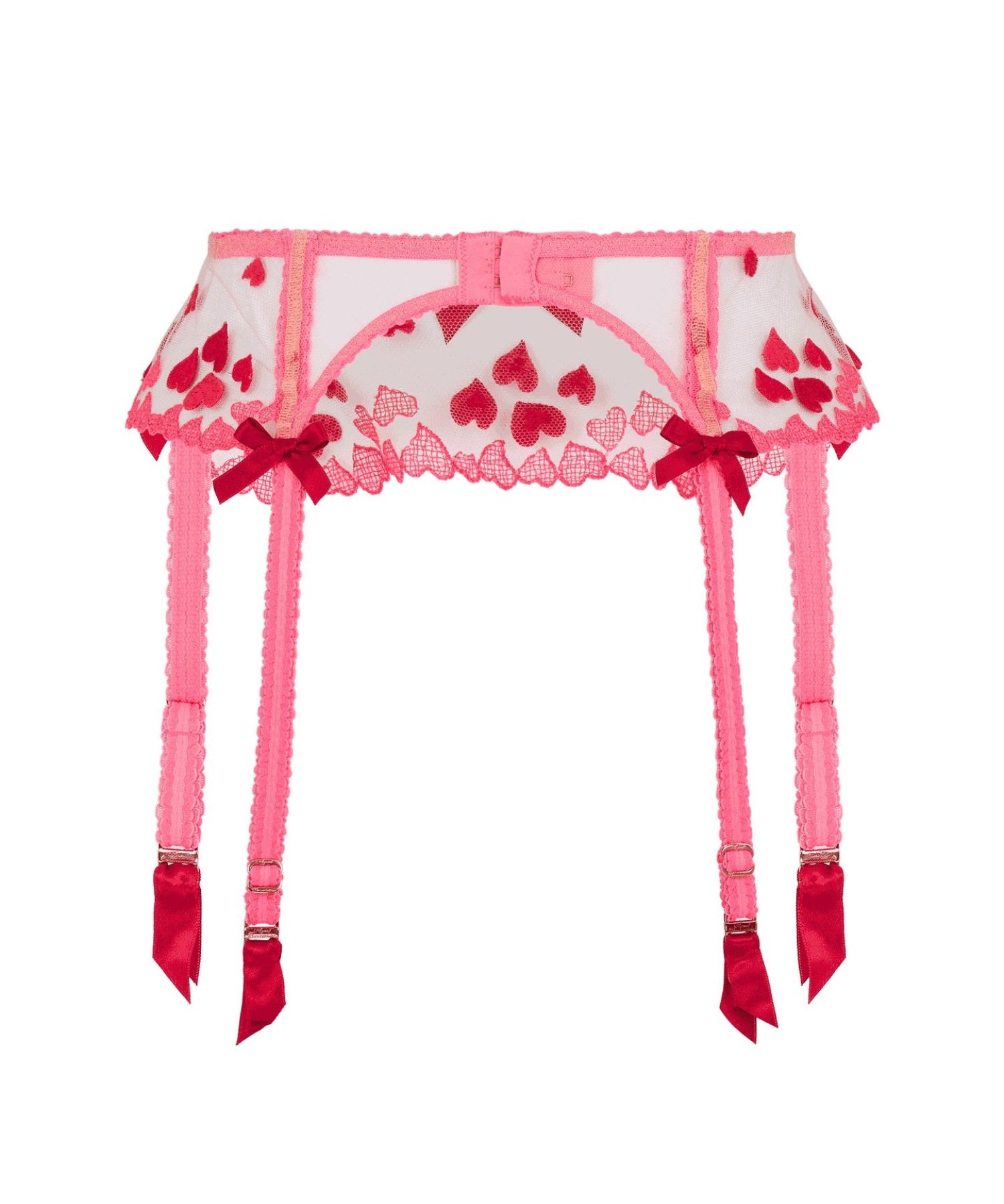 Agent Provocateur Cupid Suspender (Pink) | Avec Amour Luxury Lingerie