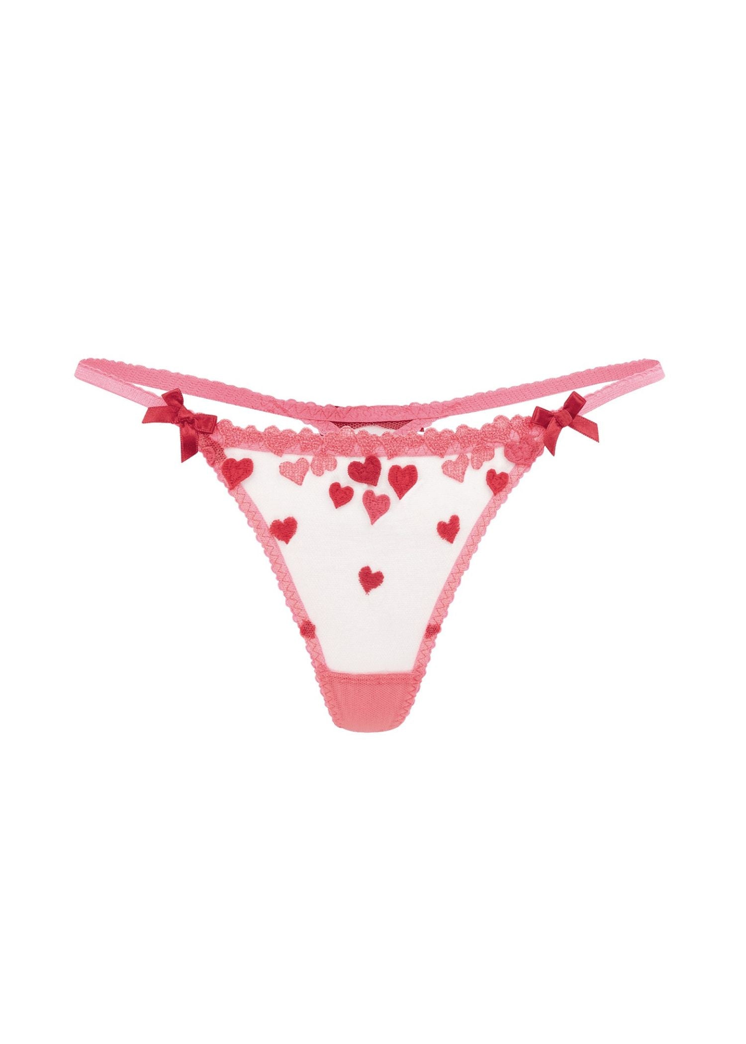 Agent Provocateur Cupid Thong (Red/Pink) | Avec Amour Lingerie