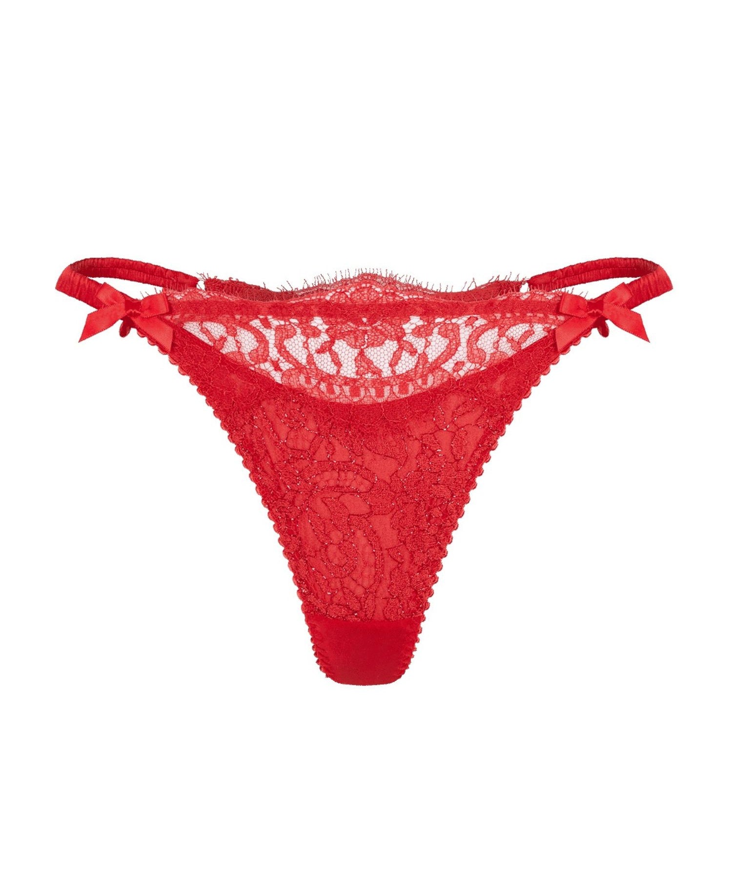 Agent Provocateur Kateryna Thong (Red) - Valentine's Day Lingerie | Avec Amour Luxury Lingerie