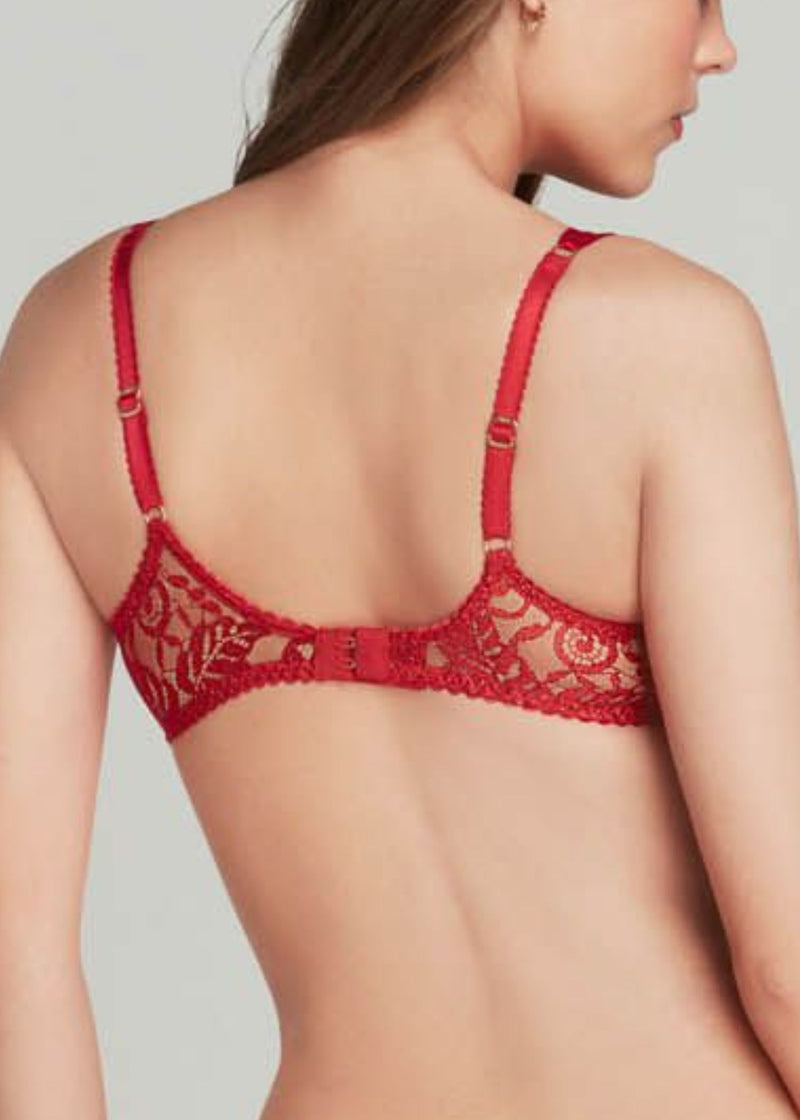 Agent Provocateur Kateryna Underwired Bra (Red) - Valentine's Day Lingerie | Avec Amour Luxury Lingerie