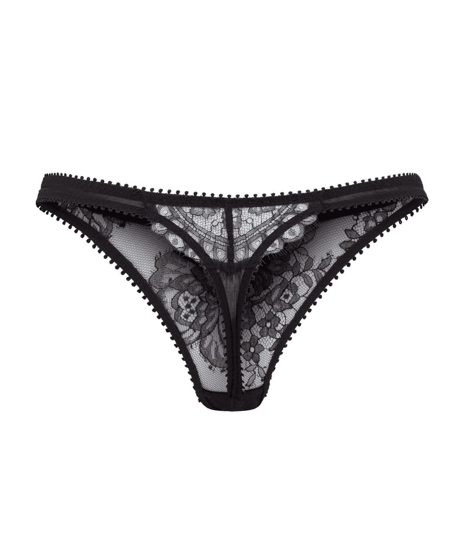 Agent Provocateur Kiya Thong (Black) | Avec Amour Luxury Lingerie