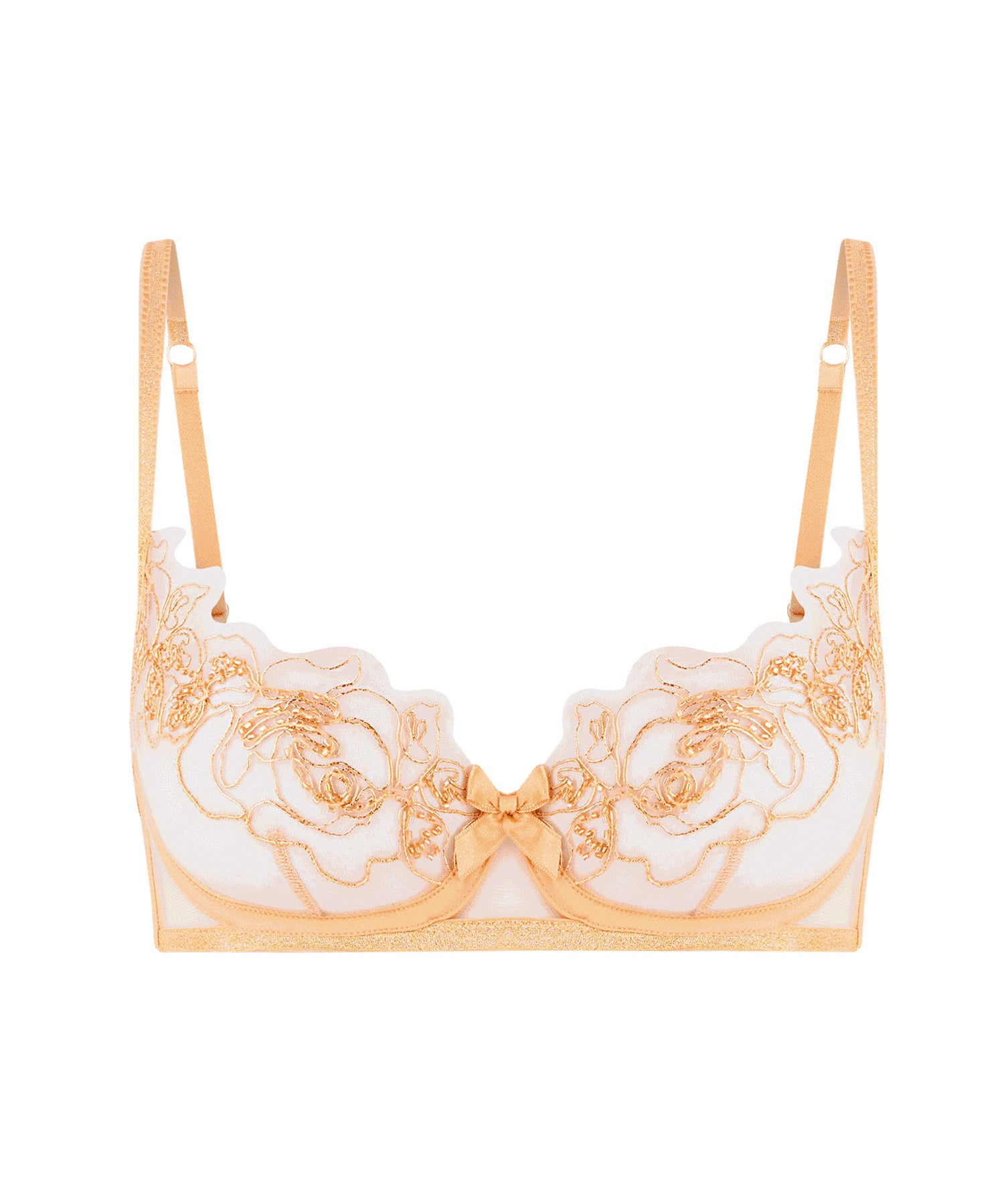 Agent Provocateur Lindie Bra (Gold) | Avec Amour Luxury Lingerie