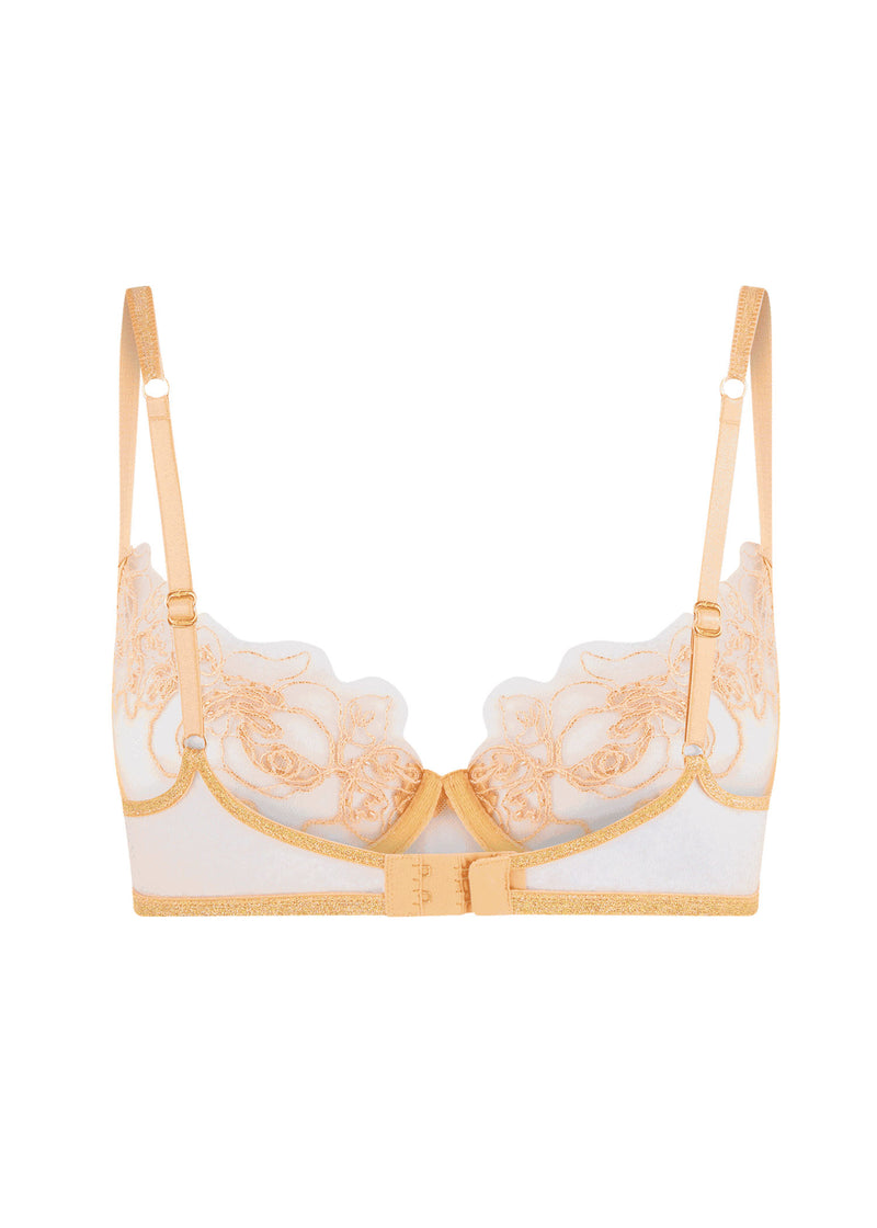 Agent Provocateur Lindie Bra (Gold) | Avec Amour Luxury Lingerie