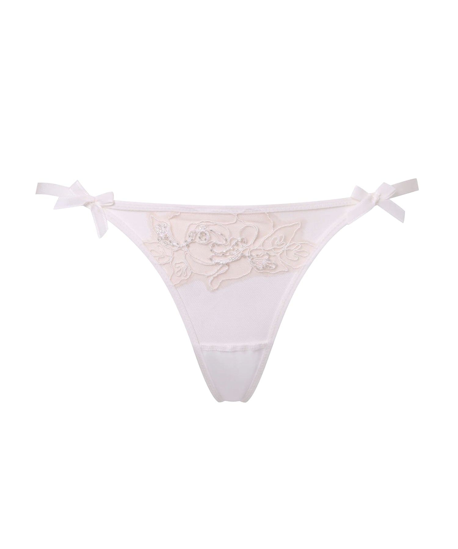 Agent Provocateur Lindie Knicker Trixie (Sand/Ivory) | Avec Amour Luxury Lingerie