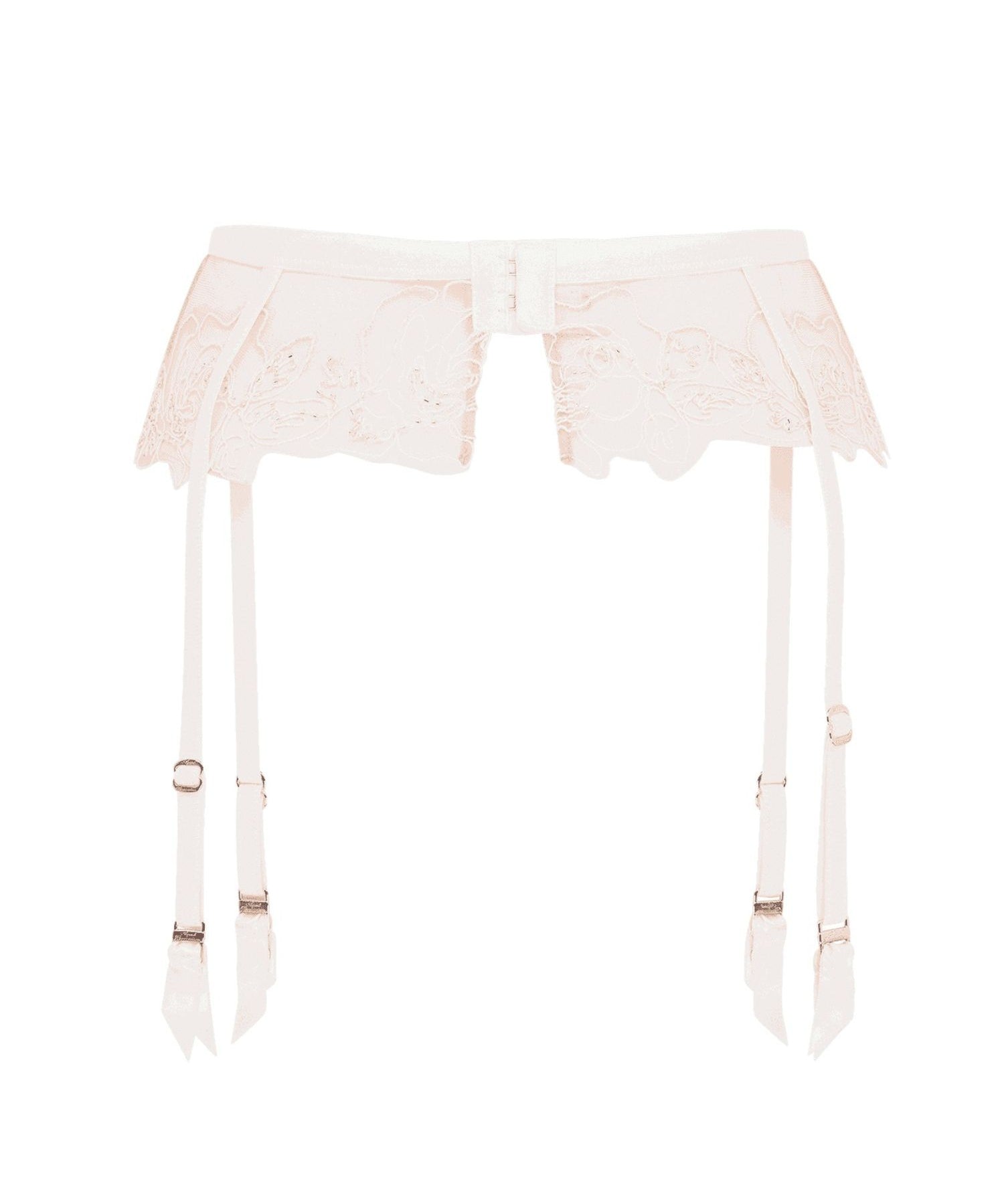 Agent Provocateur Lindie Suspender (Sand/Ivory) | Avec Amour Luxury Lingerie
