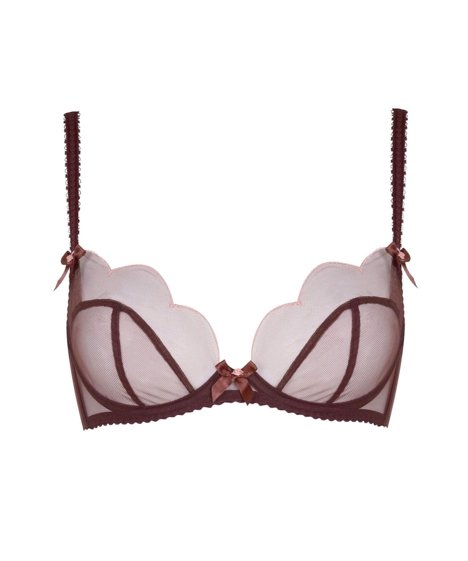 Agent Provocateur Lorna Bra (Chestnut / Pink) | Avec Amour Sexy Lingerie