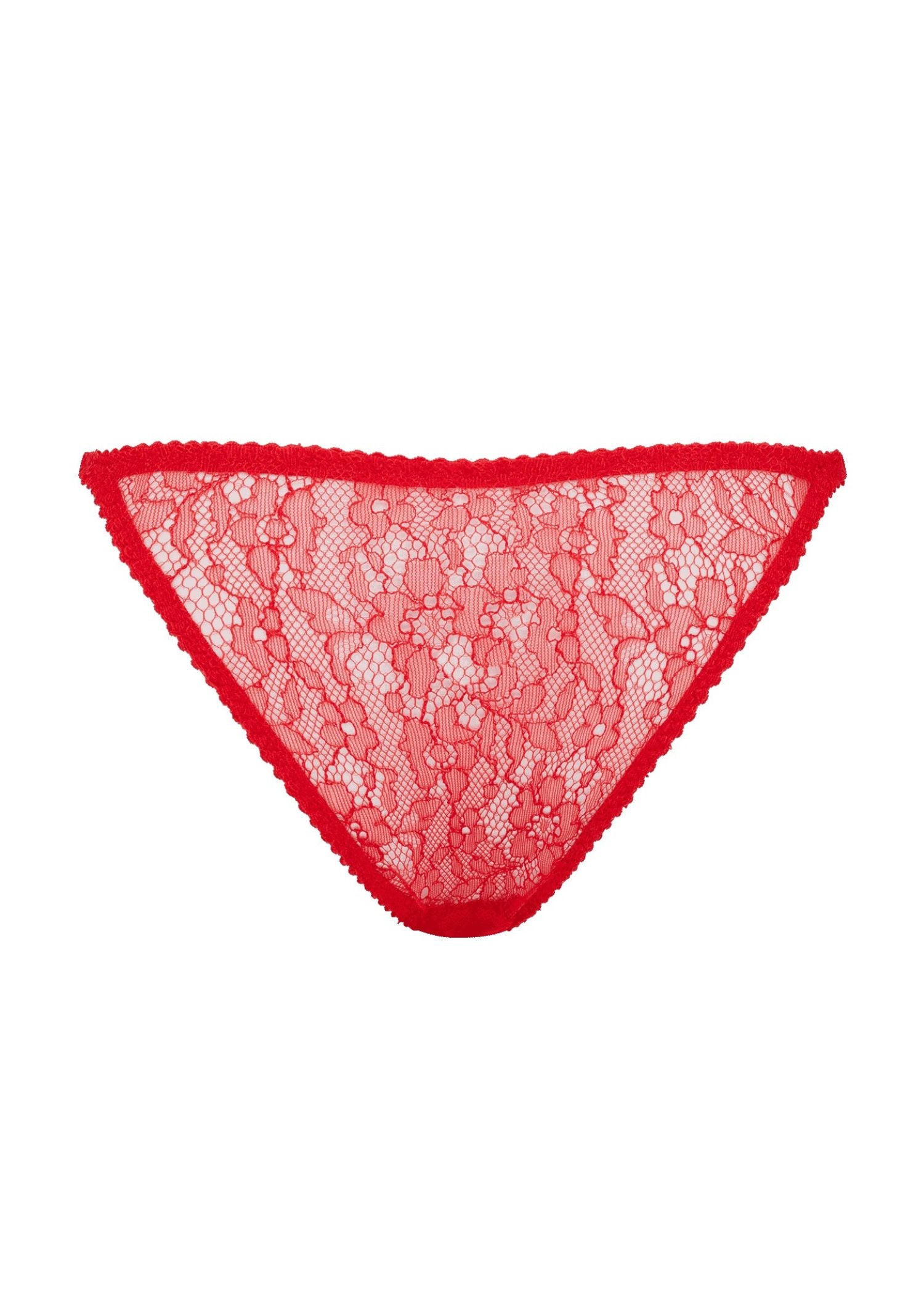 Agent Provocateur Lorna Lace Knicker Brief (Red) | Avec Amour Luxury Lingerie