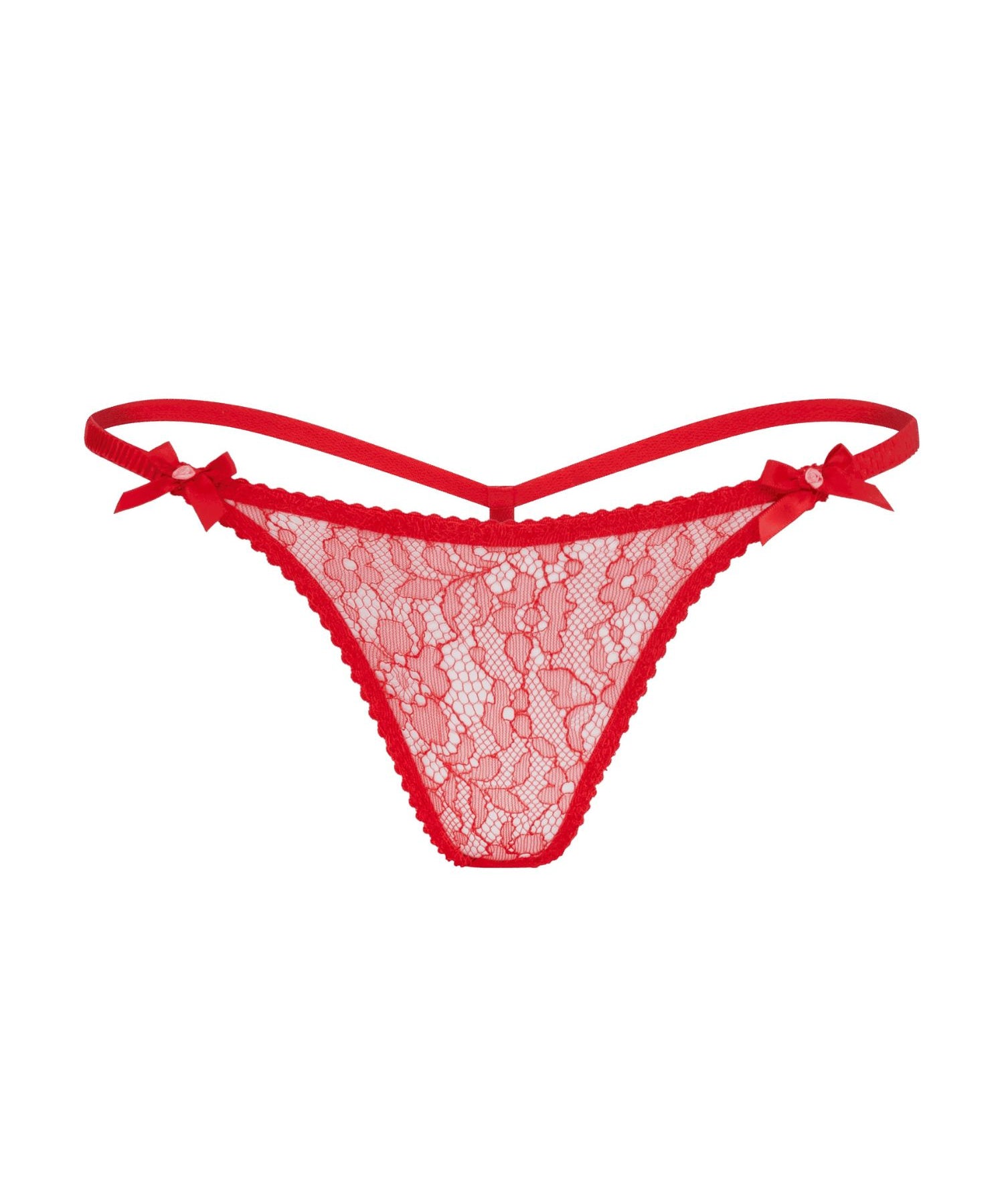Agent Provocateur Lorna Lace Trixie (Red) | Avec Amour Luxury Lingerie