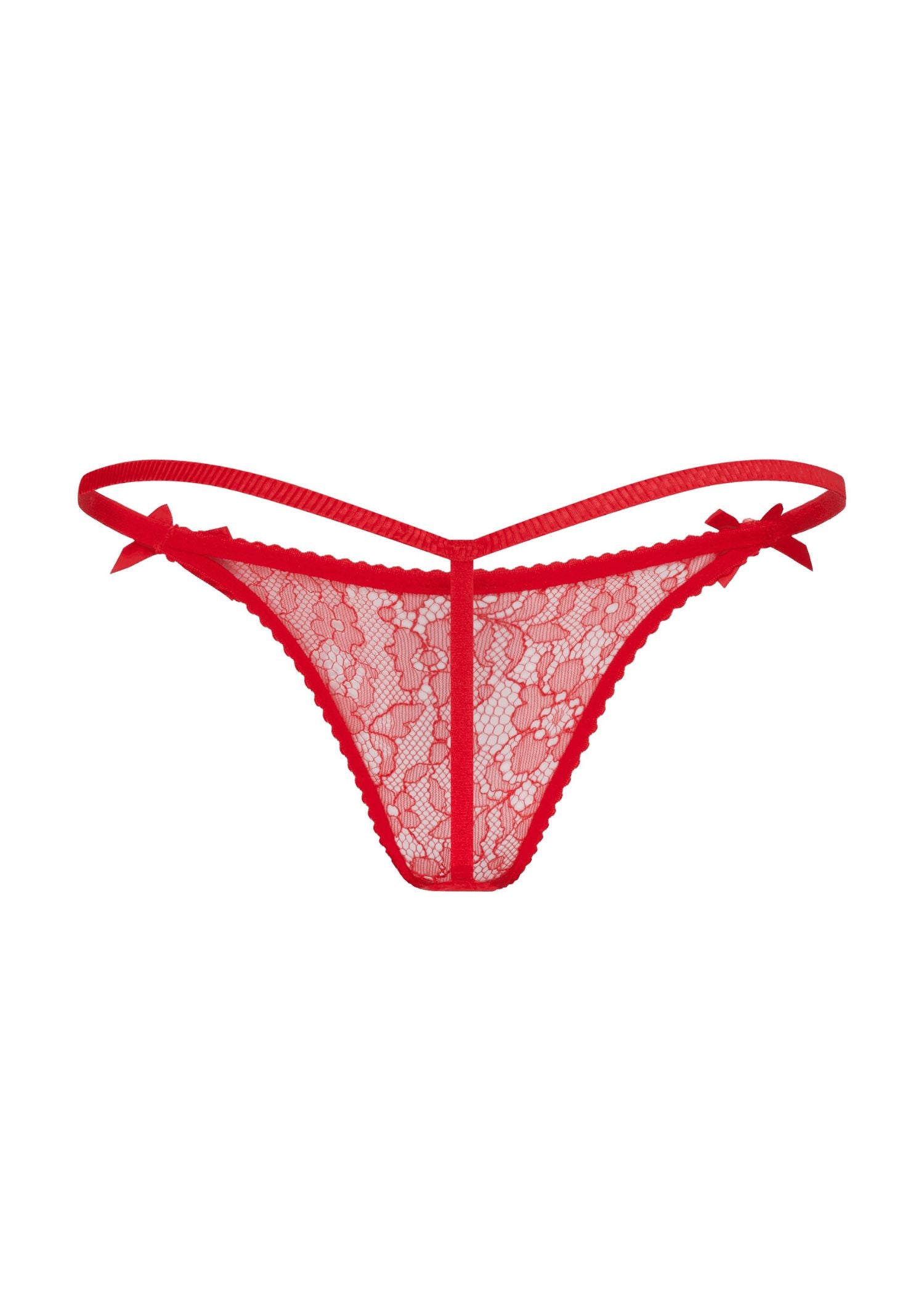 Agent Provocateur Lorna Lace Trixie (Red) | Avec Amour Luxury Lingerie