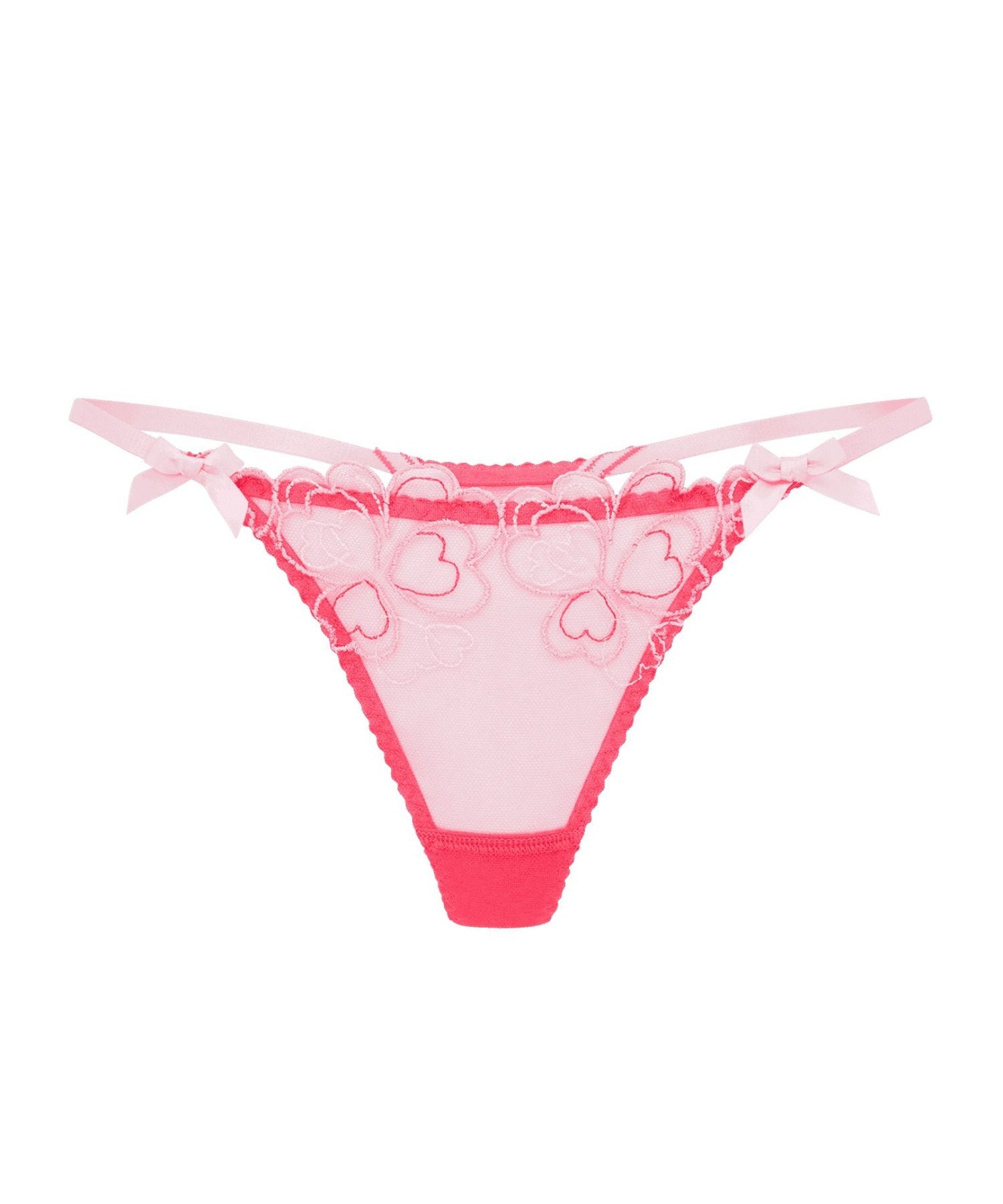 Agent Provocateur Maysie Thong (Fuchsia / Baby Pink) | Avec Amour Luxury Lingerie