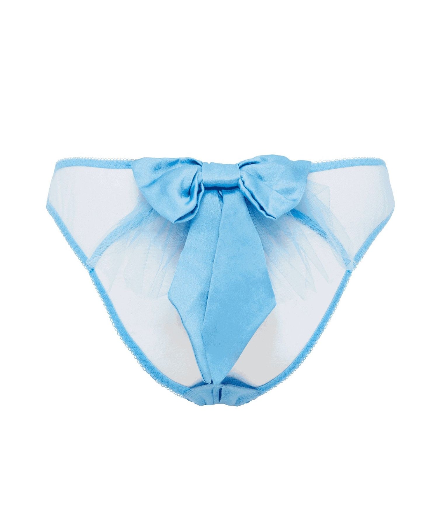 Agent Provocateur Oriana Knicker Ouvert (Baby Blue) | Avec Amour Luxury Lingerie