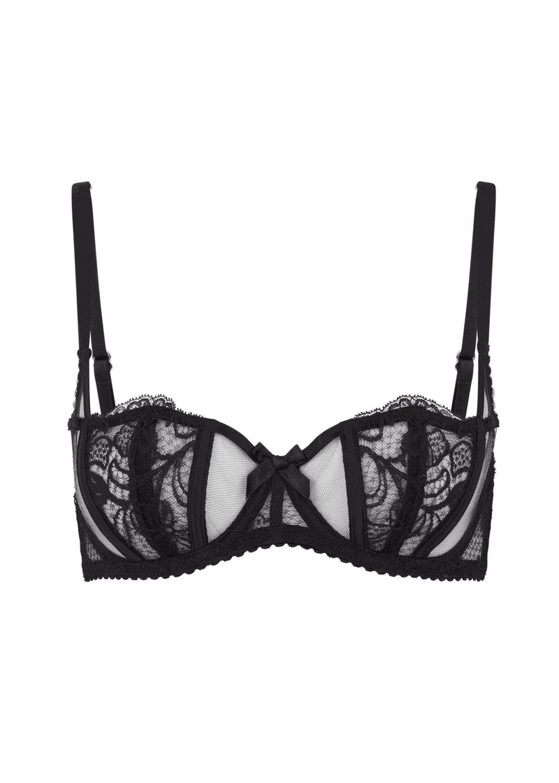 Agent Provocateur Rozlyn Underwired Lace Bra (Black) | Avec Amour Sexy Lingerie