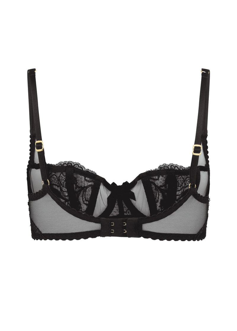 Agent Provocateur Rozlyn Underwired Lace Bra (Black) | Avec Amour Sexy Lingerie