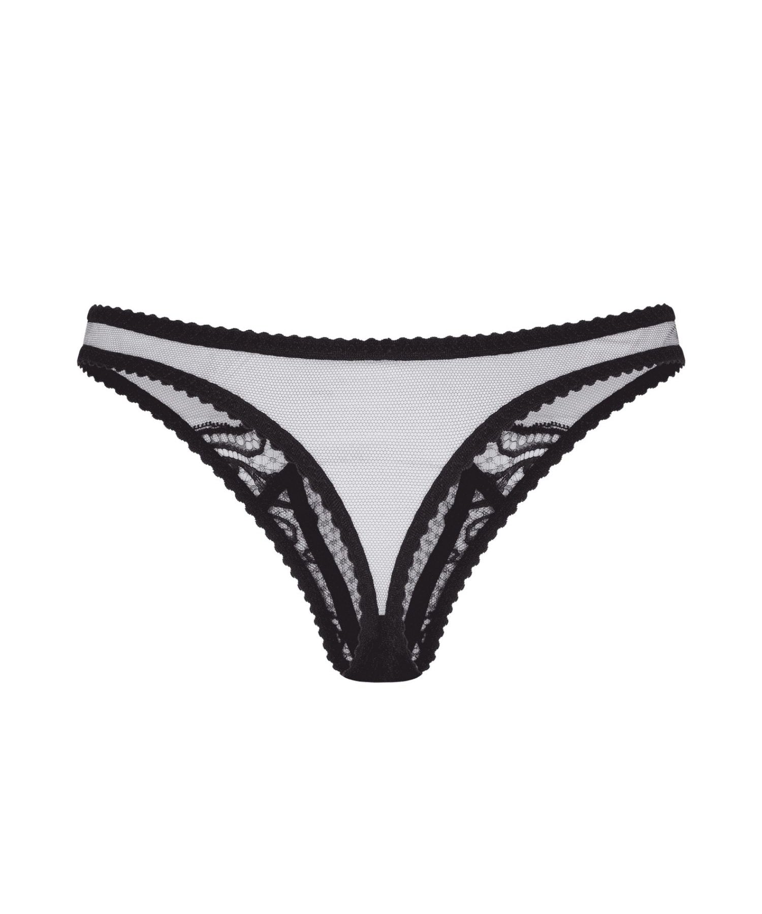 Agent Provocateur Rozlyn Lace Thong (Black) | Avec Amour Sexy Lingerie