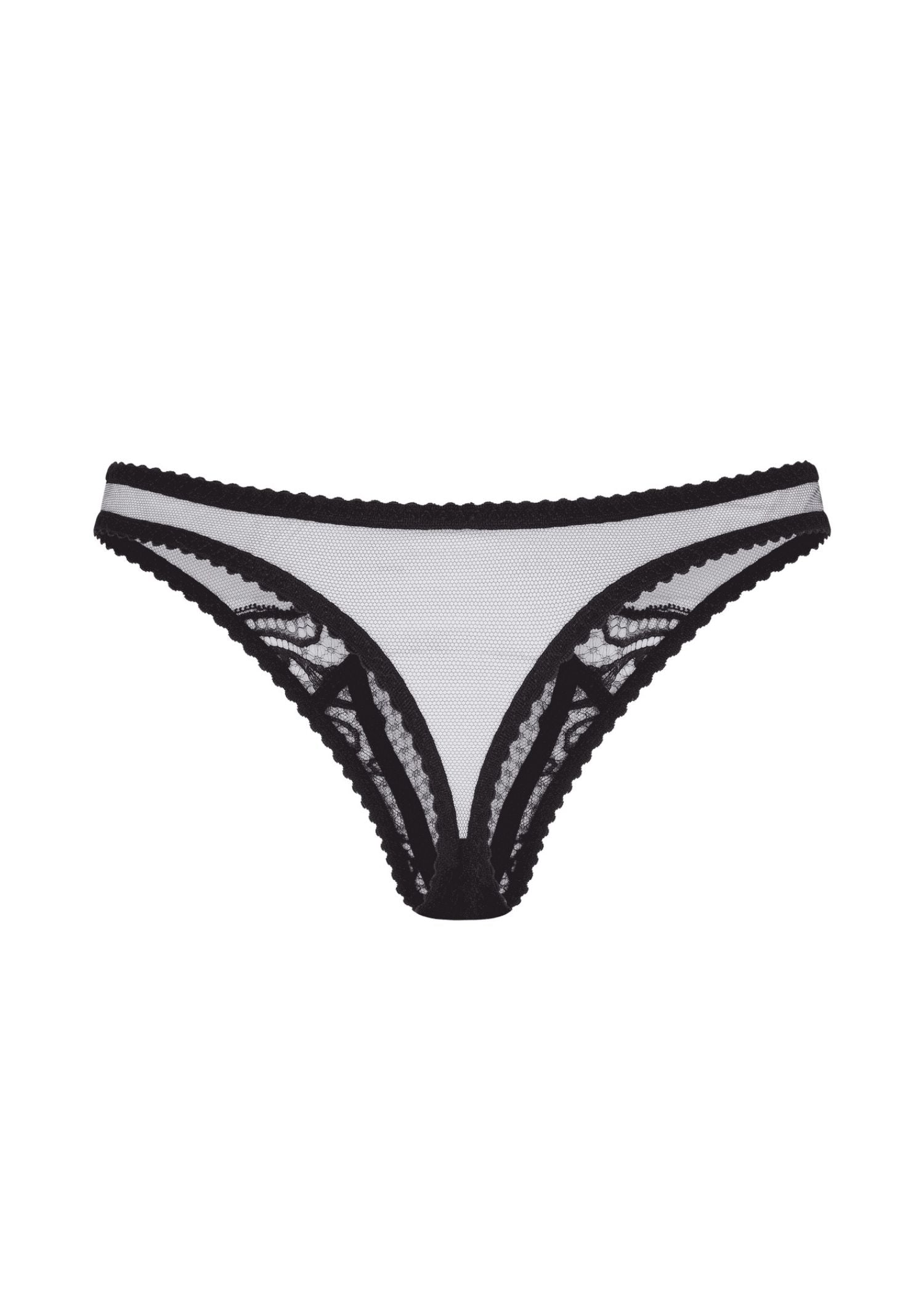 Agent Provocateur Rozlyn Lace Thong (Black) | Avec Amour Sexy Lingerie