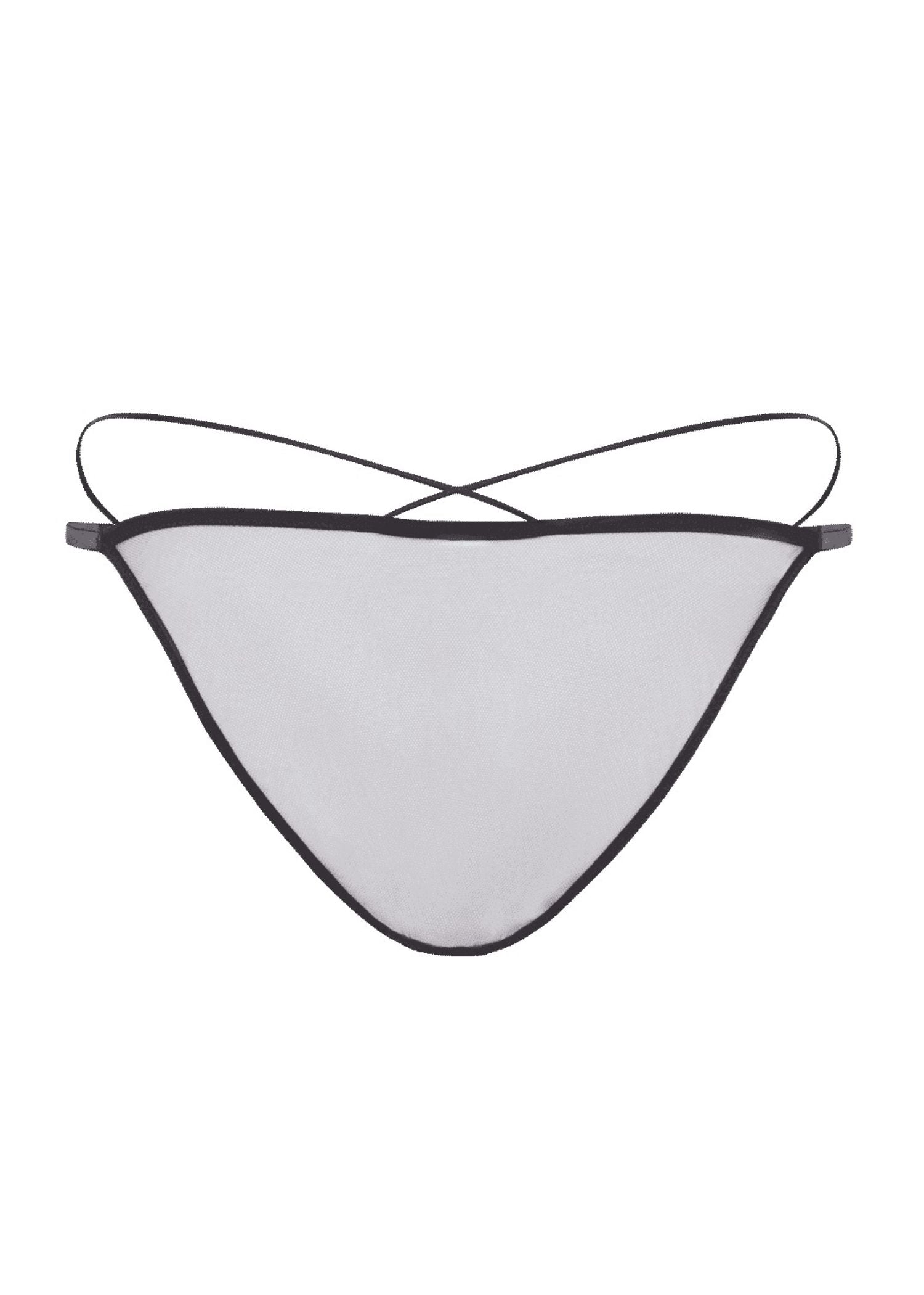 Agent Provocateur Zella Brief (Black) | Avec Amour Luxury Lingerie