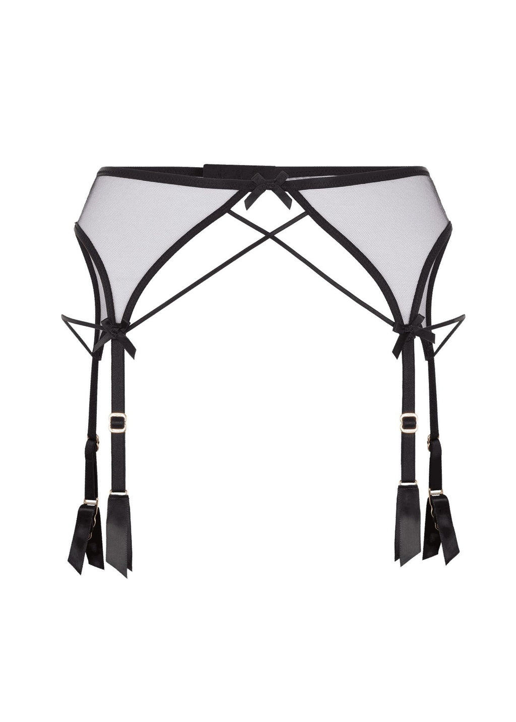 Porte-jarretelles Agent Provocateur Noir Et Rose Taille L - Neuf Avec étiquette, Modèle Rare Yvett