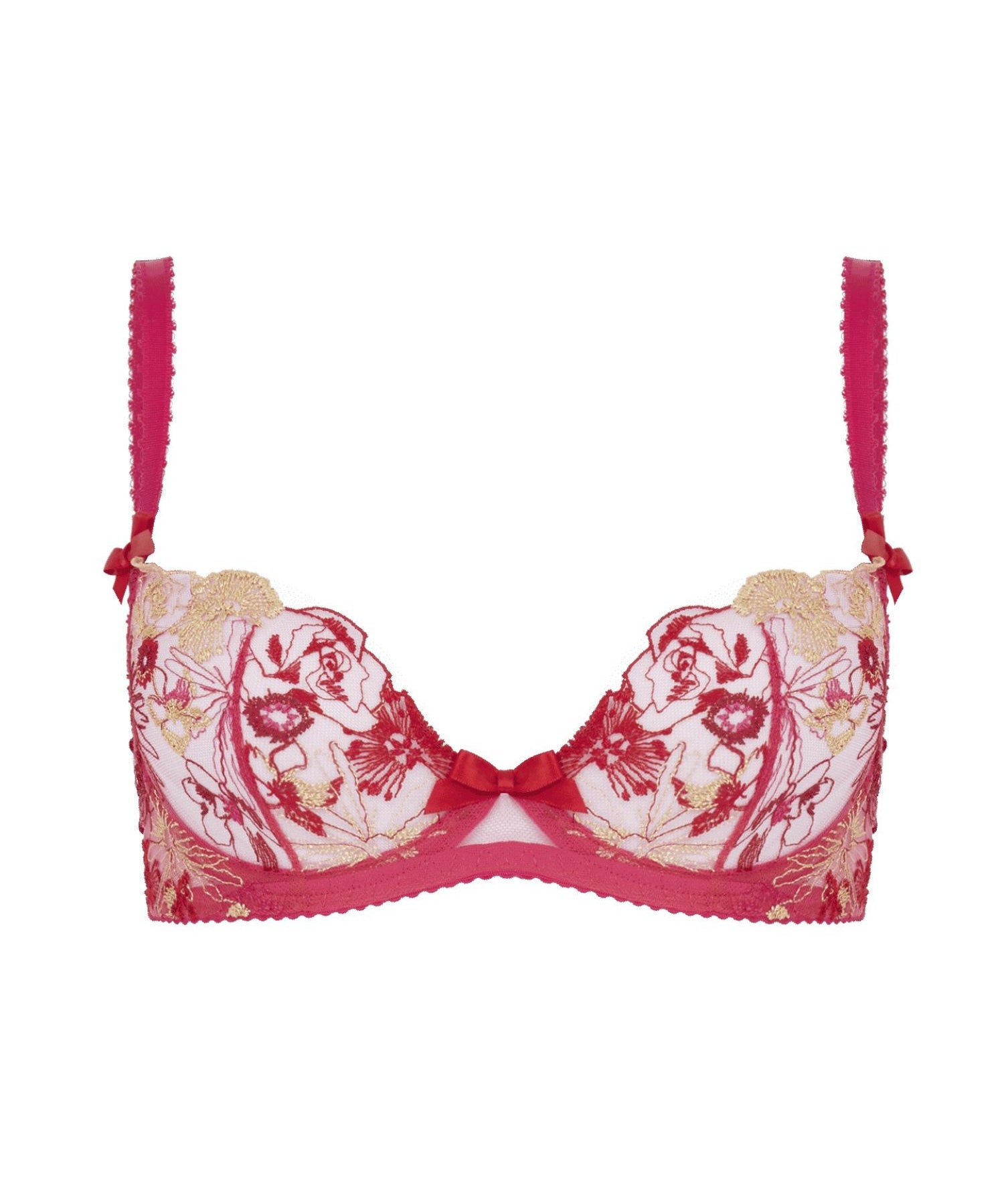 Agent Provocateur Zuri Bra (Fuchsia) | Avec Amour Luxury Lingerie