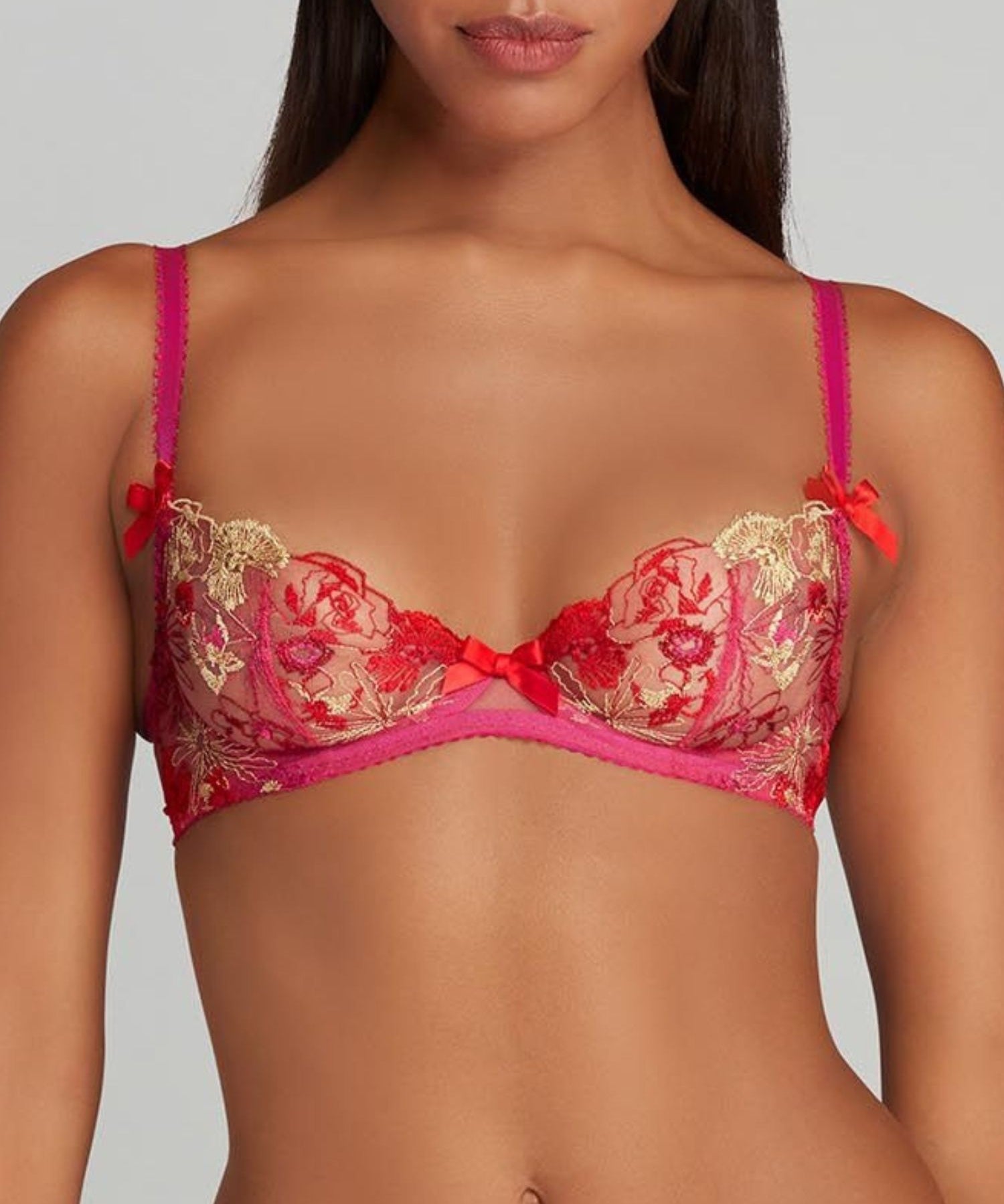 Agent Provocateur Zuri Bra (Fuchsia) | Avec Amour Luxury Lingerie