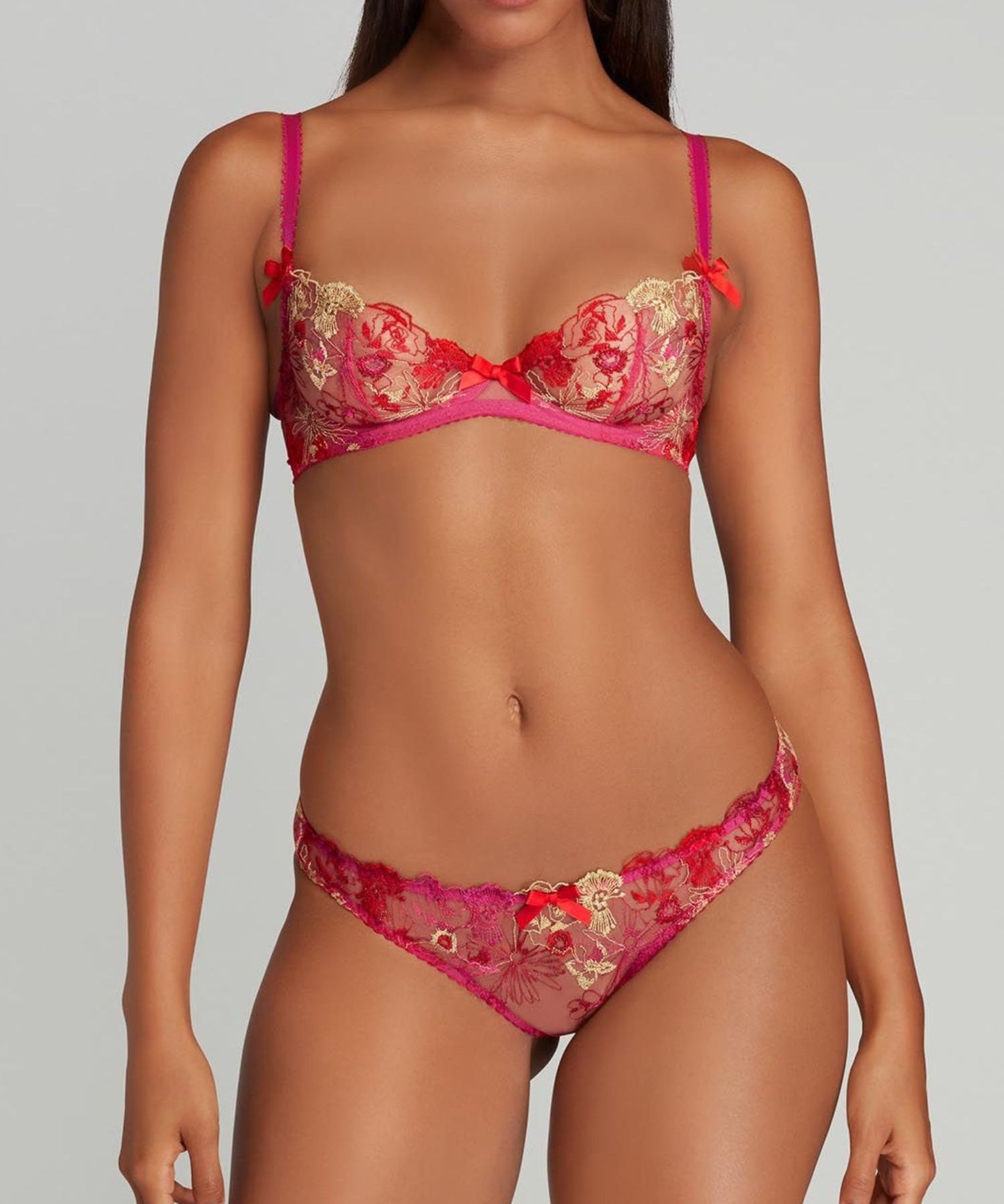 Agent Provocateur Zuri Bra (Fuchsia) | Avec Amour Luxury Lingerie