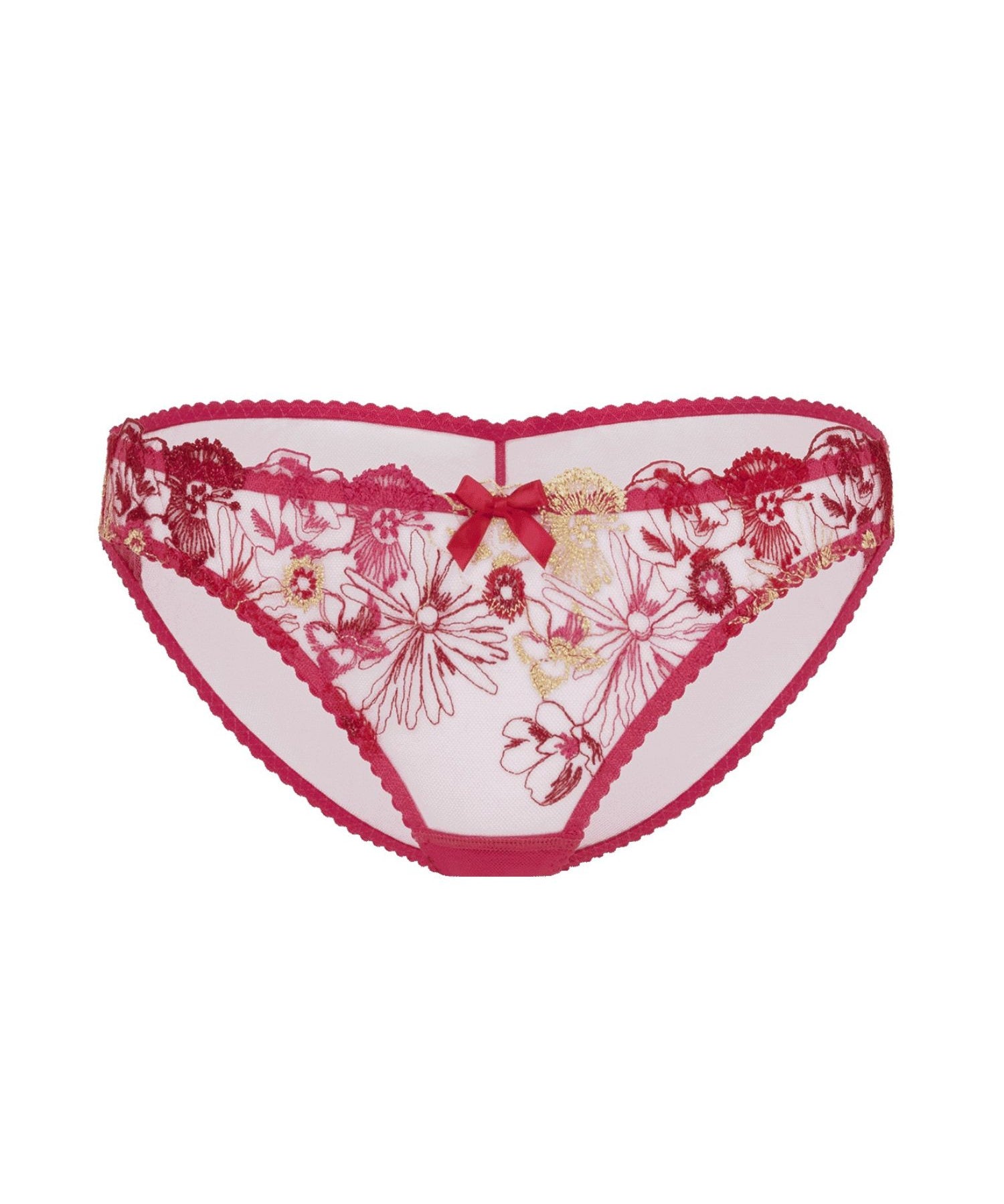 Agent Provocateur Zuri Brief (Fuchsia) | Avec Amour Luxury Lingerie
