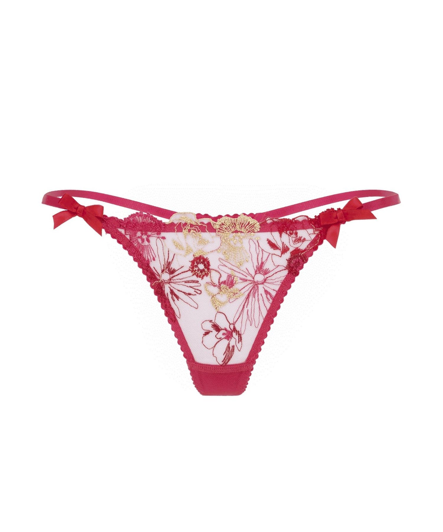 Agent Provocateur Zuri Thong (Fuchsia) | Avec Amour Luxury Lingerie