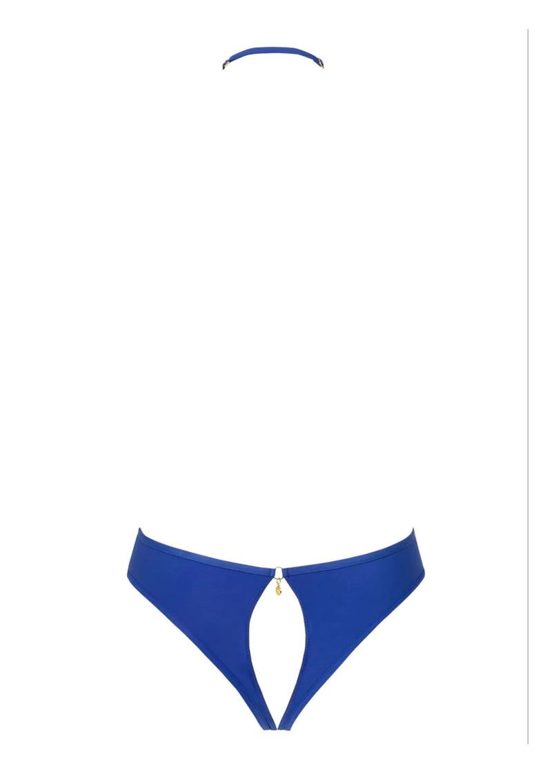 Atelier Amour After Midnight Harness Body (Ink Blue) | Avec Amour Luxury Lingerie