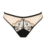 Atelier Amour After Midnight Tanga - Nude Mesh Lace Thong - Avec Amour Sexy Lingerie