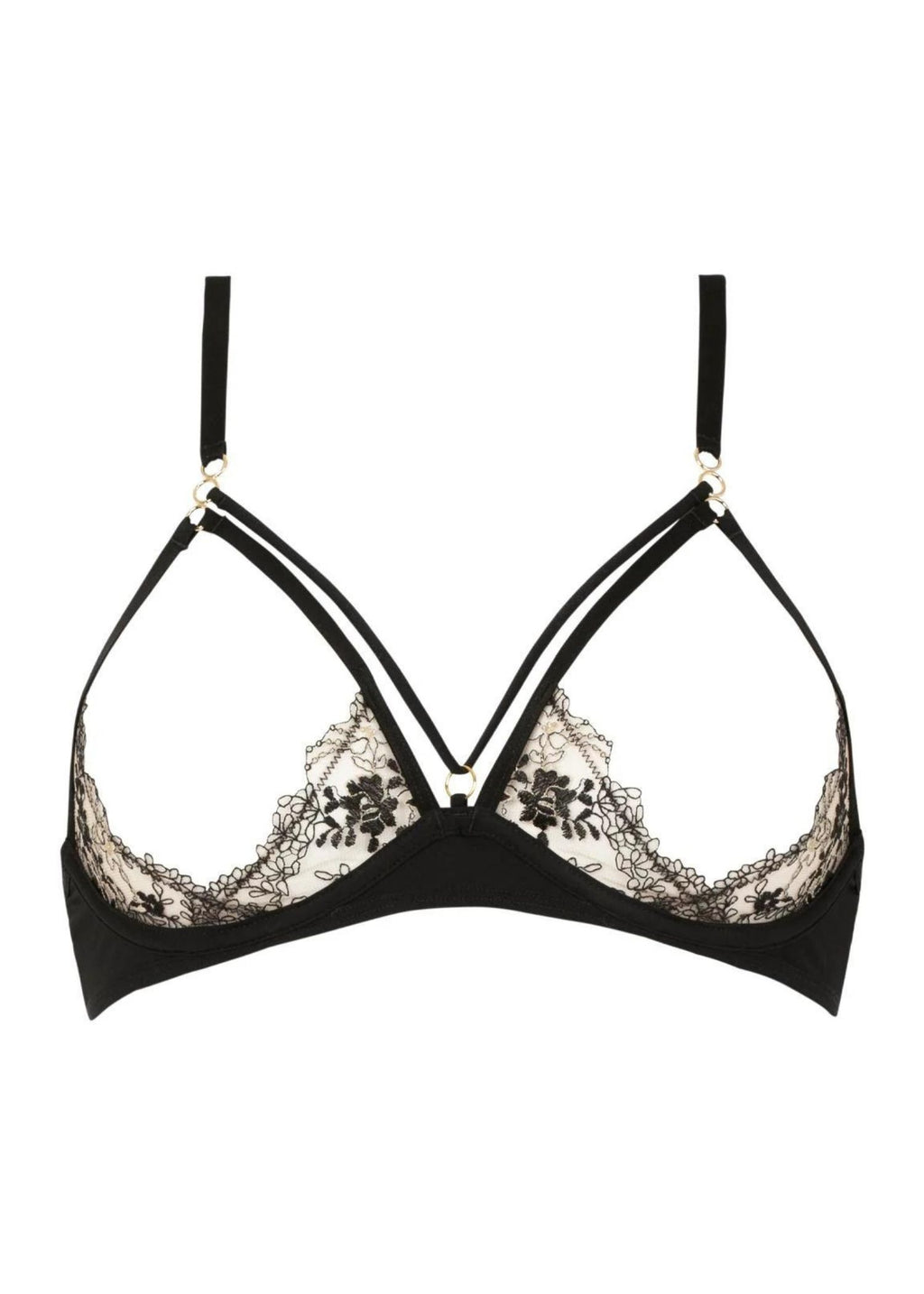 Atelier Amour After Midnight Open Bra - Cupless Bra