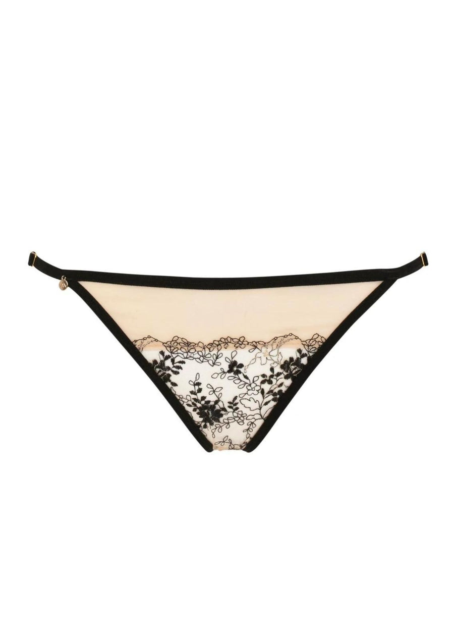  Allure Lingerie - Adore Wild Nite Mesh Open Back Panty Black  O/S: Clothing, Shoes & Jewelry
