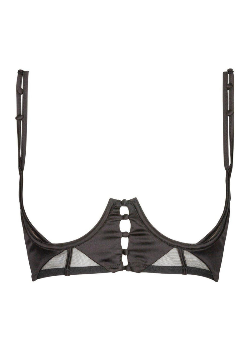 Atelier Amour Soft Insomnia Bustier Ouvert Bra - Underwired Open Cupless Bra - Avec Amour Sexy Lingerie