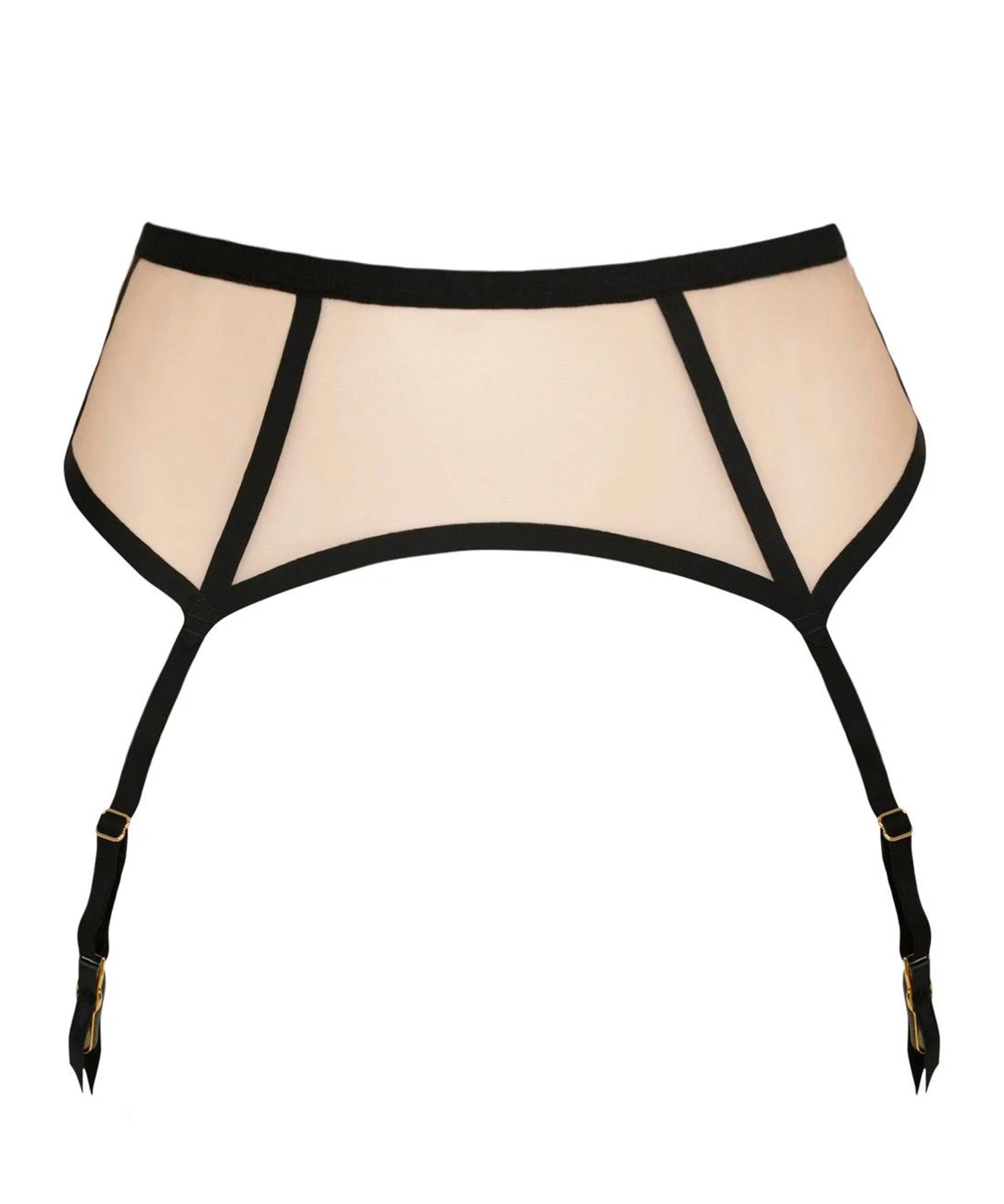 Atelier Amour Unbearable Lightness Skin - Nude Suspender Belt - Avec Amour Sexy Lingerie