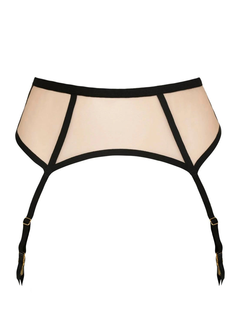 Atelier Amour Unbearable Lightness Skin - Nude Suspender Belt - Avec Amour Sexy Lingerie
