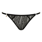 Atelier Amour Sensual Wave - Black Lace Open Brief - Ouvert Panty - Avec Amour Sexy Lingerie