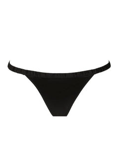 Atelier Amour Please Me Culotte Brief - Black Mesh Backless Underwear - Avec Amour Sexy Lingerie