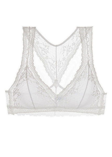 Eberjey Colette Racerback Bralet White