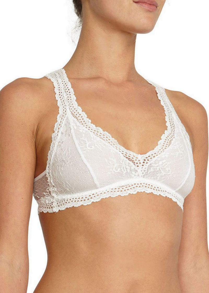 Colette Racerback Bralet (White)-Bras-Eberjey-AvecAmourLingerie