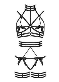 Baed Stories Lady Night Collection - Night Of Secrets - Erotic BDSM Lingerie Set 