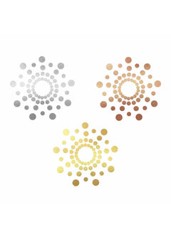 Bijoux Indiscrets Mimi Metallic Skin Nipple Tattoo (Silver, Gold, Rose Gold) | Avec Amour Sexy Lingerie