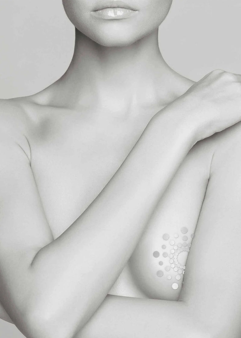 Bijoux Indiscrets Mimi Metallic Skin Nipple Tattoo (Silver, Gold, Rose Gold) | Avec Amour Sexy Lingerie