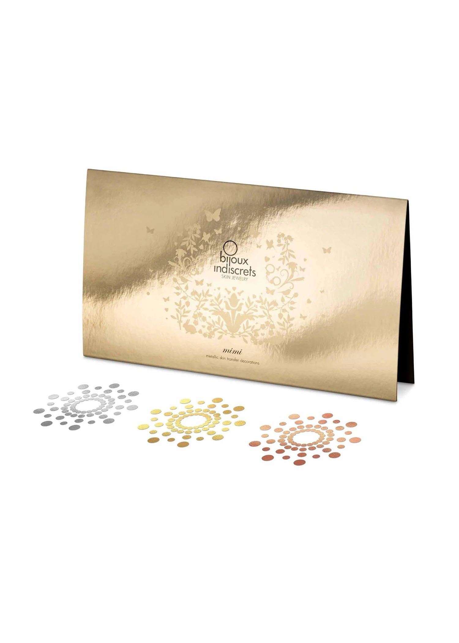 Bijoux Indiscrets Mimi Metallic Skin Nipple Tattoo (Silver, Gold, Rose Gold) | Avec Amour Sexy Lingerie