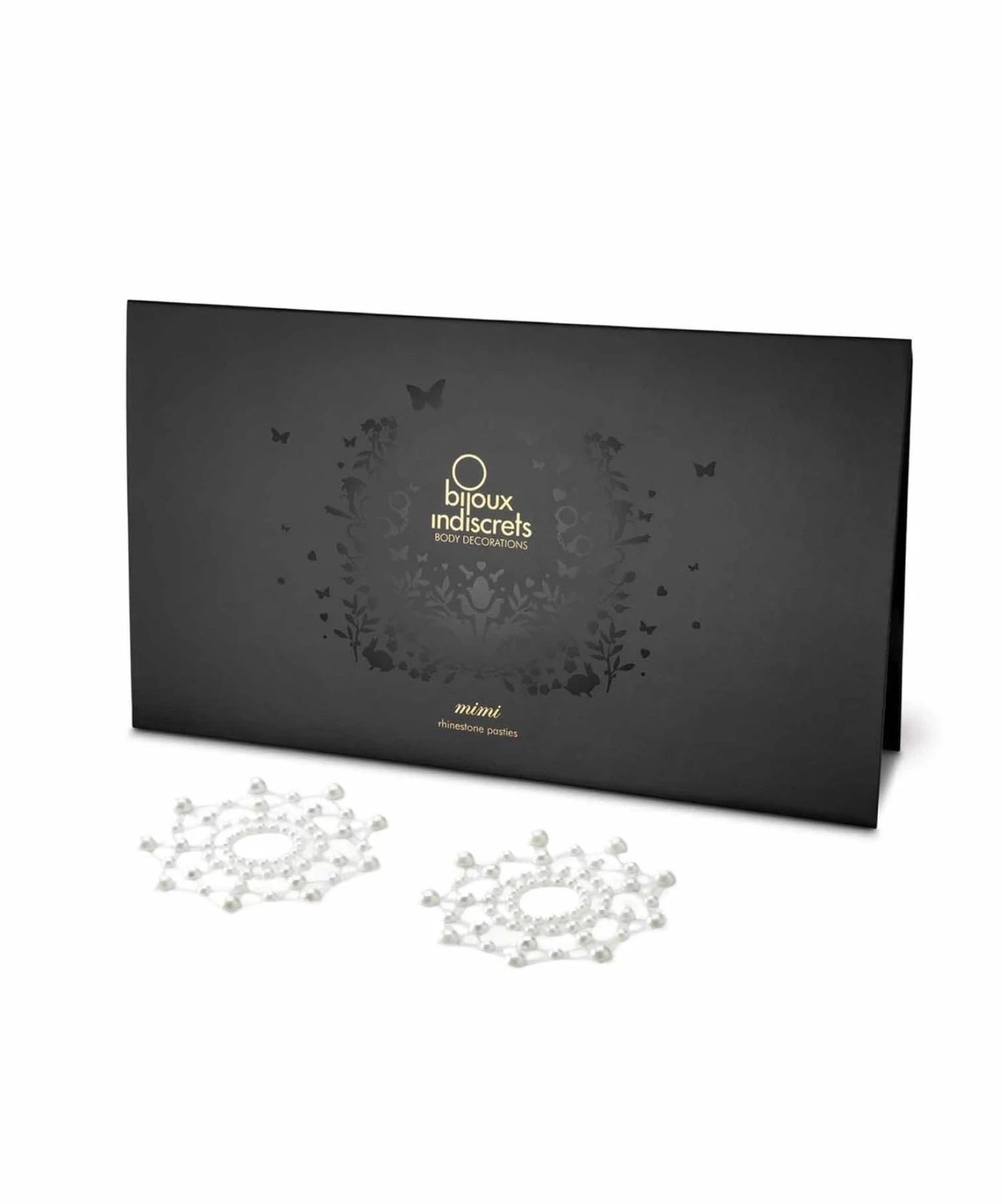 Bijoux Indiscrets Mimi Pearl Rhinestone Pasties - Nipple Stickers - Lingerie Accessories