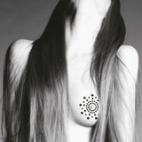 Bijoux Indiscrets Mimi Silver Rhinestone Pasties - Nipple Stickers - Lingerie Accessories